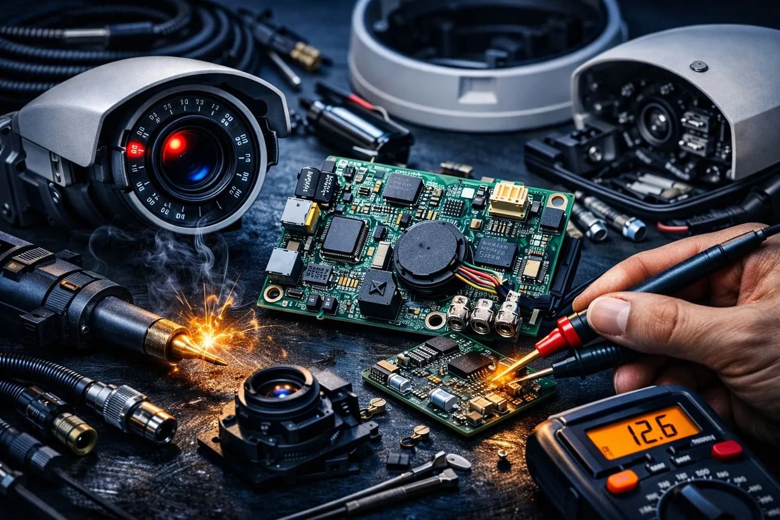 سرویس و تعمیر دوربین مداربسته در تهران، واکنش زیر ۲ ساعت