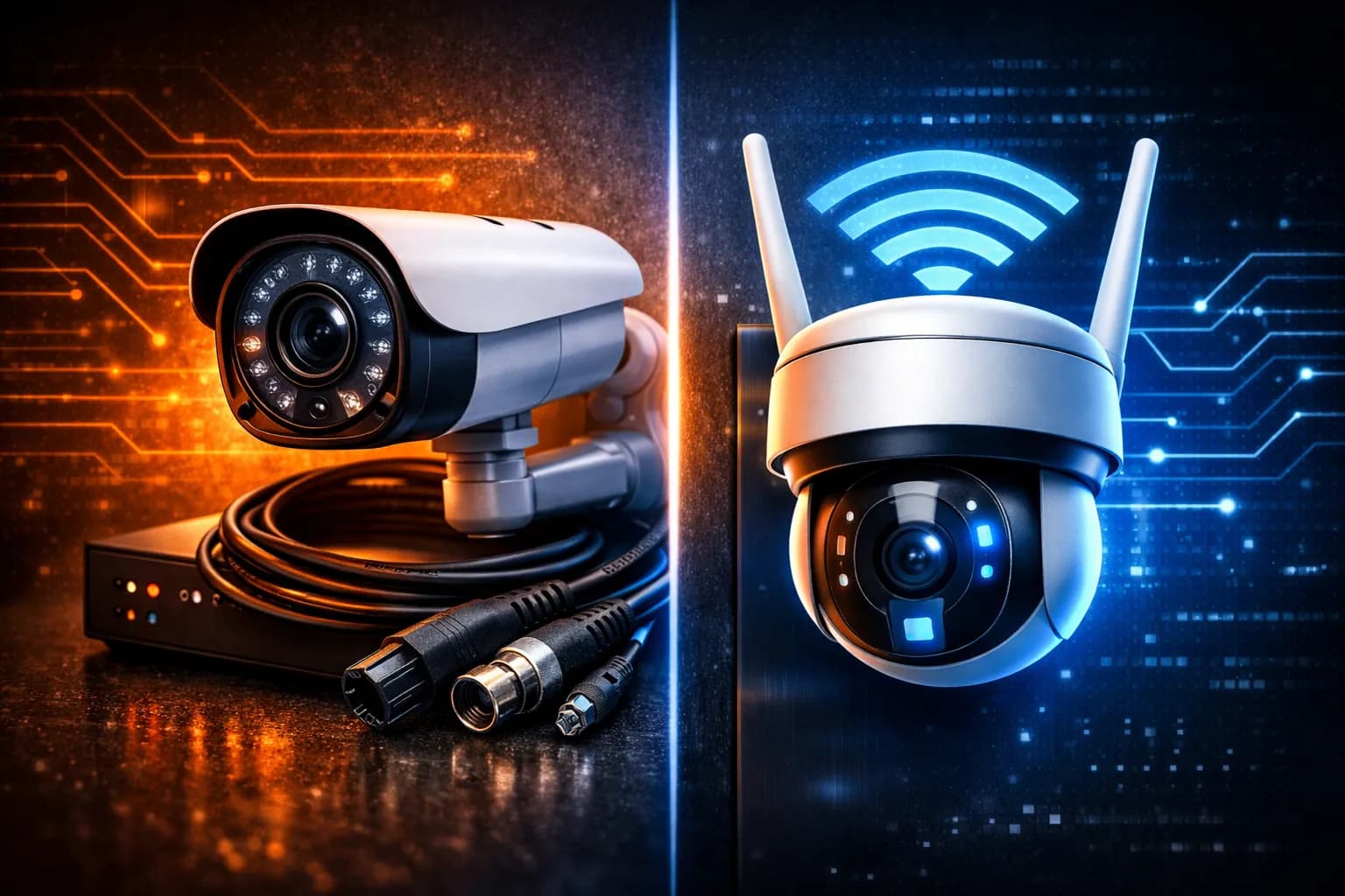 تفاوت دوربین بی‌سیم و باسیم؛ کدام بهتر است؟